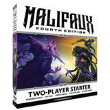 Malifaux Fourth Edition Two-Player Starter set packaging on a clear background
