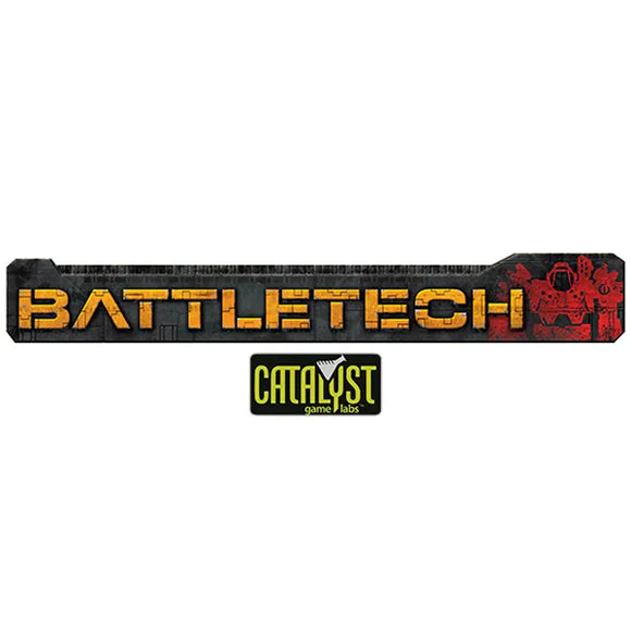 Battletech logo with Catalyst Game Labs branding on a white background