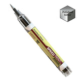 Speed paint marker with 'Polished Silver' label on a white background