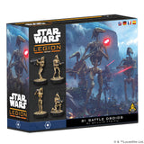 Star Wars Legion B1 Battle Droids packaging with figures and text on a white background