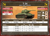 Flames of War: Fortress Europe - Soviet Unit Cards