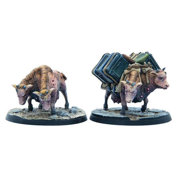 Fallout: Wasteland Warfare - Creatures - Brahmin Herd